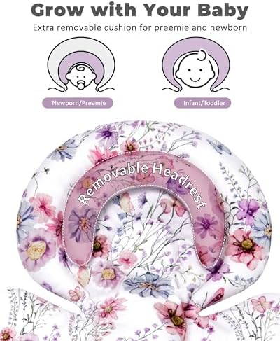 TinlyFinly Infant Car Seat Insert - Image 4