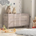 HOOBRO Toy Box, Retro Wooden Look Storage Chest - Image 5
