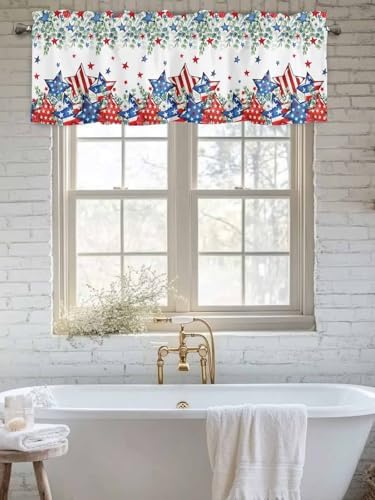 4th of July Kitchen Curtains Valances - Image 6