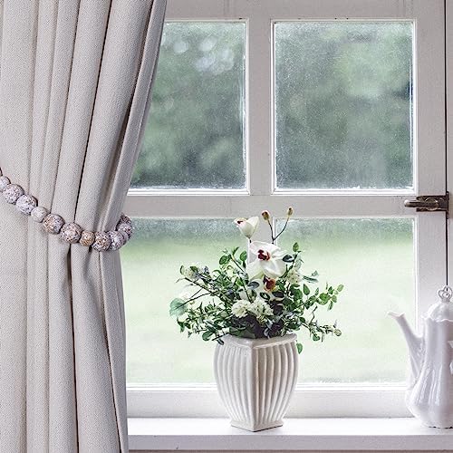 KLOGTSIND Wood Bead Curtain Tiebacks, 6 Pack Curtain Tie Backs - Image 4