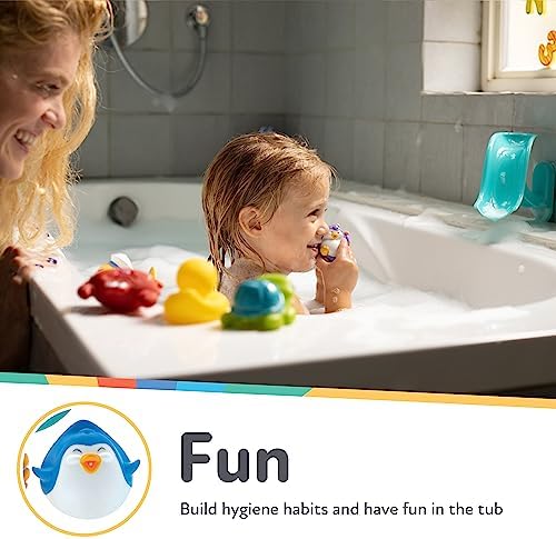 Nuby Penguin Slide Bath Toy Play Set - Image 4