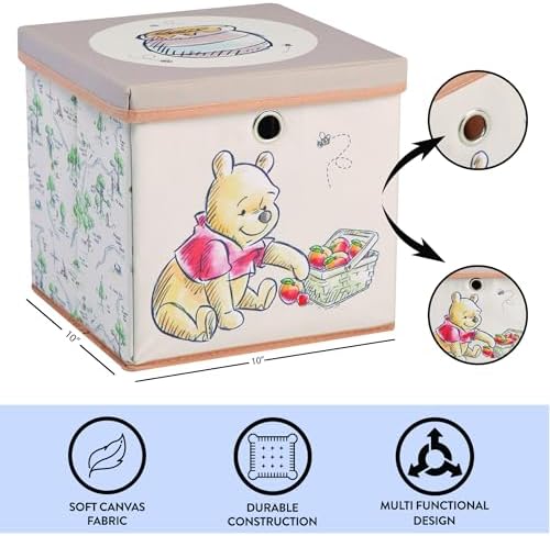 Idea Nuova Winnie the Pooh Collapsible Storage Cube - Image 3