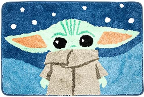 Jay Franco Star Wars The Mandalorian Blue Space Tufted Polyester Bath Rug by JayFranco