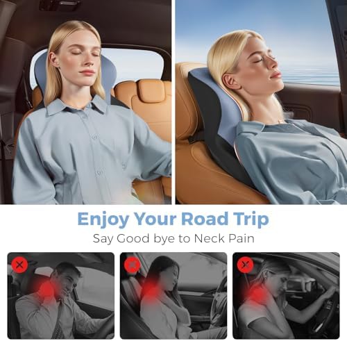 BEBAS Car Headrest Pillow, Ergonomic Neck Pillow - Image 5