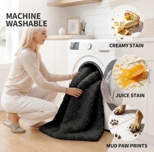 ILANGO Toilet Rugs U Shaped 22" × 24", Soft Absorbent Microfiber Bath Rugs - Image 4