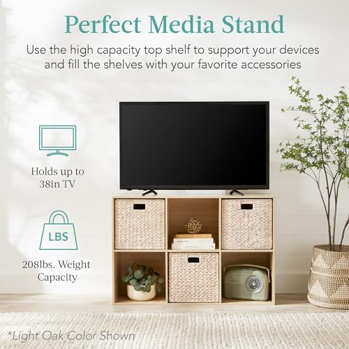 Best Choice Products Kids Bookcase 6-Cube Storage Organizer, 13.5in Shelf - Image 5