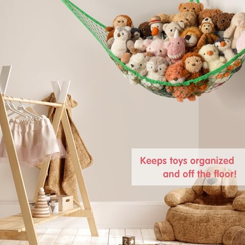 Stuffed Animal Storage Hammock Net Corner - Image 4