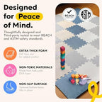 MioTetto Baby Play Mat, Soft Foam Floor Tiles - Image 2