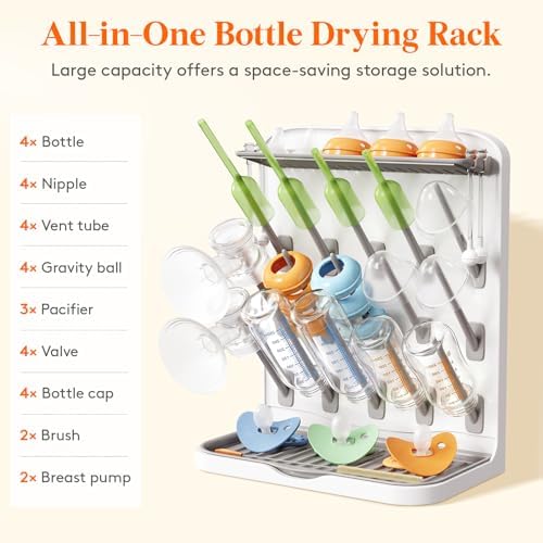Lifewit 15-Hooks Baby Bottle Drying Rack - Image 3