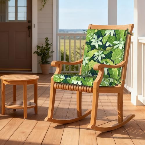 DYTXIII Outdoor High Back Chair Cushions Set of 2, 44x20 in Water Repellent - Image 2
