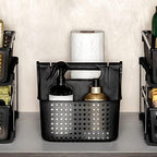 madesmart Large Portable Shower Caddy, Hold Soap, Hair Supplies and Beauty - Image 4
