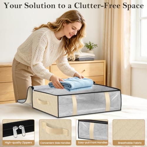 StorageRight Under Bed Storage Bags, 8 Pack - Image 3