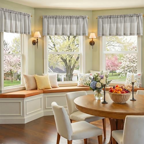 jinchan Linen Boxter Stripe Valances - Image 5