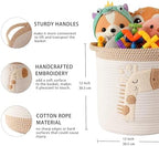 Toy Storage Baskets Woven Cotton Rope Storage Basket - Image 5