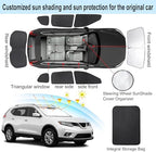 TINGLU Window Shades for Nissan Rogue 2014-2020 Accessories Full Windows Rear - Image 3