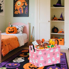 Rec Halloween Ghost Storage Basket Box Hamper Collapsible Organizer Bin Gift - Image 7