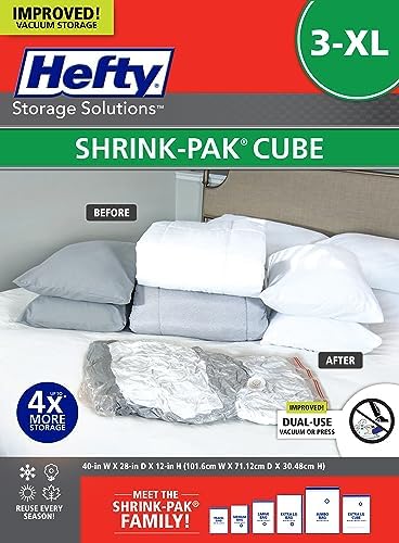 Hefty Shrink-Pak Vacuum Storage Bags by HeftyShrinkPak
