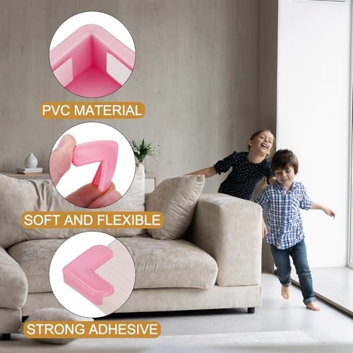uxcell Corner Protectors, Furniture Corner Guard and Edges Safety Bumpers - Image 3