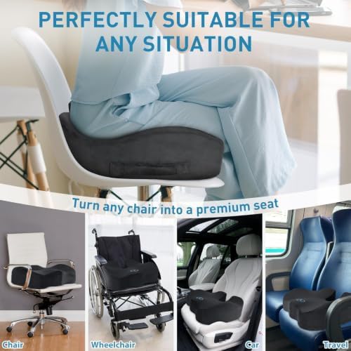 BlissTrends Thick Seat Cushion for Office Chair & Car Seat - Image 4