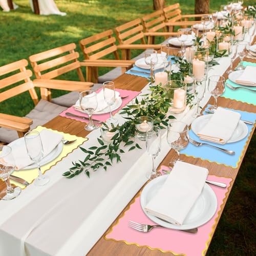 Foldtier 150 Pcs Disposable Paper Placemats Bulk 10"x14" - Image 4