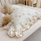 BuLuTu Duck Pattern Kids Pillow Case Muslin Cotton, Standard Size - Image 4