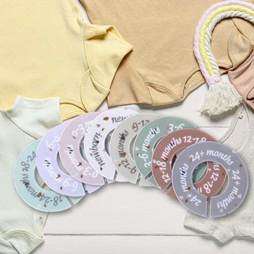8 Pcs Infant Closet Dividers Nursery, Light Color - Image 6