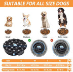 Slow Feeder Dog Bowls Insert, Animire Soft Silicone Slow Eating Dog Food Bowl - Image 5