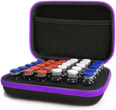 DHXYZZB Vial Storage Case 30 Grids Fits 1-3ML Vials by DHXYZZBBetterlivingwithpet