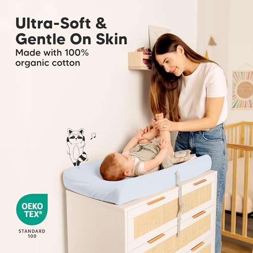 2-Pack Organic Changing Pad Covers - Image 3