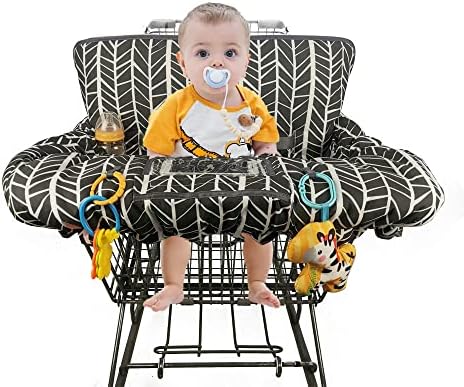 Shopping Cart Cover for Baby boy Girl, Soft Padded Infant High Chair Cover - Image 3