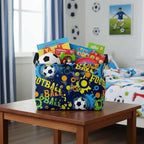 Large Kids Basket Foldable Nursery Baby Storage Bin Collapsible Box Organizer - Image 4