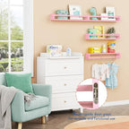 Forbena Large Pink Kids Book Shelves - Image 5