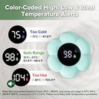 Haakaa Silicone Baby Bath Thermometer – Water Temperature Thermometer - Image 3