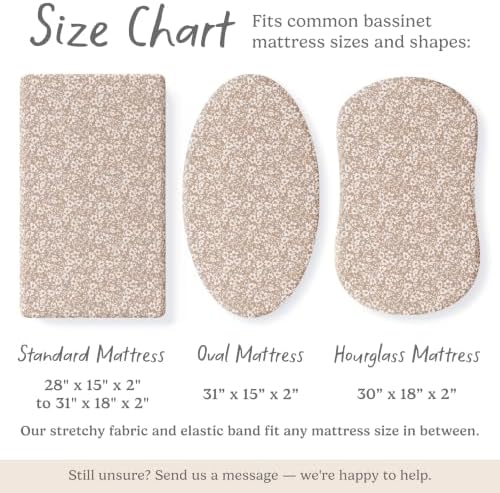 Sorrel + Fern Baby Bassinet Sheets 2-Pack - Image 5