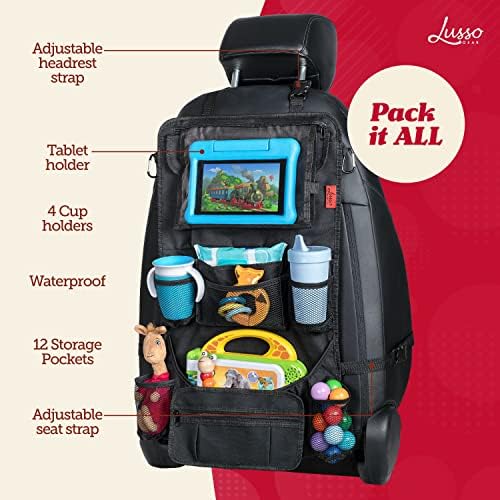 Lusso Gear Heavy Duty Back Seat Car Organizer Extra Large - Image 3