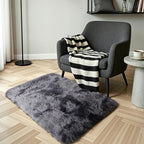 Dark Grey Fluffy Shag Rug 2x3 - Image 6