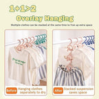 Baby Clothes Hangers 20 Pack, Plastic Kids Hangers Space Saving - Image 5