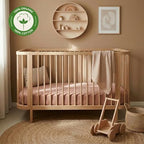 Crib Sheets, 100% Organic Cotton Muslin, Fitted 28"x52" Standard - Image 4