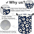 FXOLCSHE Laundry Hamper, Football Soccer Basket Kids Storage Basket, Kids Gift - Image 6