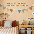 Playroom Wall Decor Pennant Banner Flags 5.5Ft - Image 2