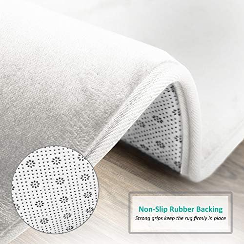 Clara Clark 2 Piece Bathroom Rugs Bath Mat Set, Velvet Memory Foam Bath Mats - Image 5