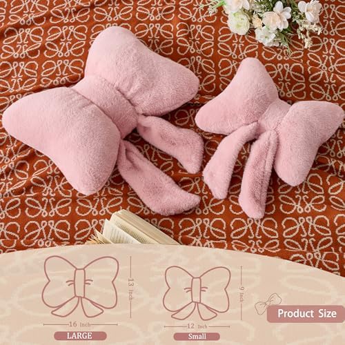XIAIJIA Bow Pillow, Throw Pillows - Image 3