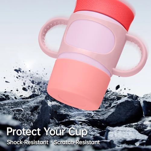 NiHome Silicone Handle & Boot for Owala Kids Tumbler 12oz 15oz, Toddler Grip - Image 3