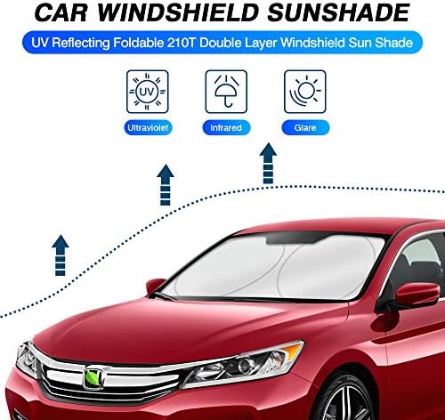 KUST Windshield Sun Shade for Honda Accord 2013-2015 2016 2017 Accessories - Image 2