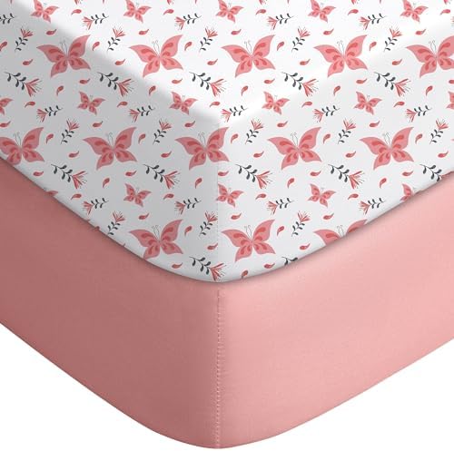 Yoofoss 2-Pack Baby Crib Sheets by YOOFOSS