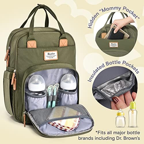 RUVALINO Baby Diaper Bag Backpack - Image 4