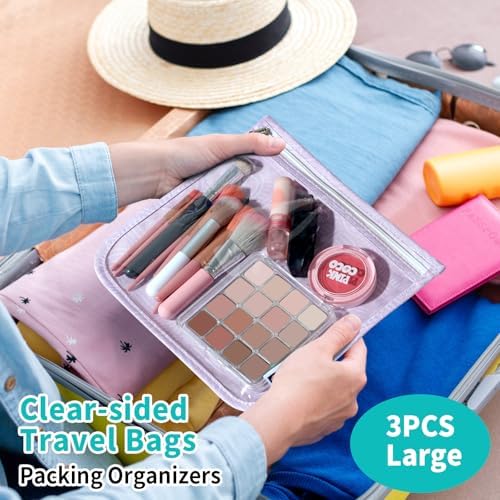 HIONXMGA Set of 3 Diaper Bag Organizing Pouches, Space-Saving, 3 Large Size - Image 2