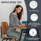 TushGuard Chair Cushions, 4 Pack Memory Foam Chair Pads - Image 6