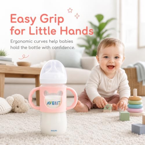 Silicone Bottle Handles for Wide-Neck Glass & Plastic Bottles, Transitional - Image 7