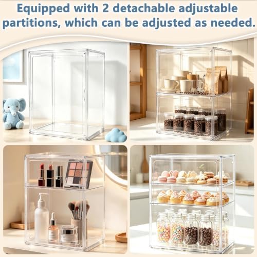 Baby Bottle Organizer For Countertop，3-Tier Adjustable Storage Cabinet - Image 6